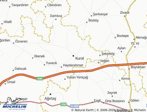 MICHELIN Kural map - ViaMichelin