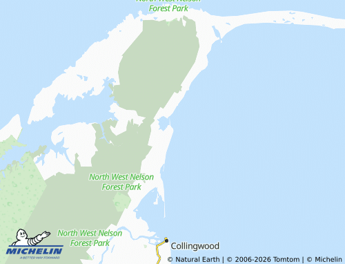 Mapa MICHELIN Pākawau - ViaMichelin