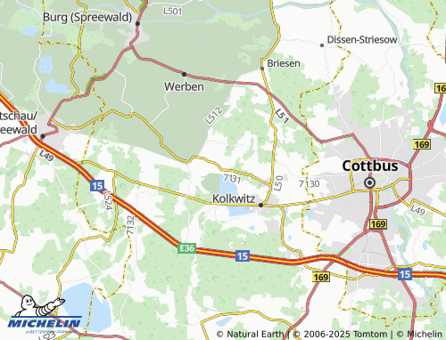 MICHELIN Dahlitz map - ViaMichelin
