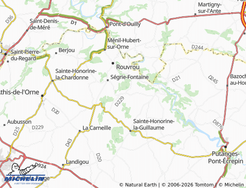 MICHELIN Bréel map - ViaMichelin