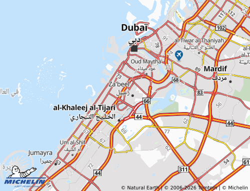 MICHELIN Zaa'beel Second map - ViaMichelin
