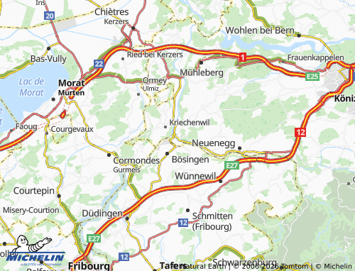 Carte MICHELIN Laupen - ViaMichelin