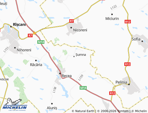Kaart MICHELIN Șumna - ViaMichelin