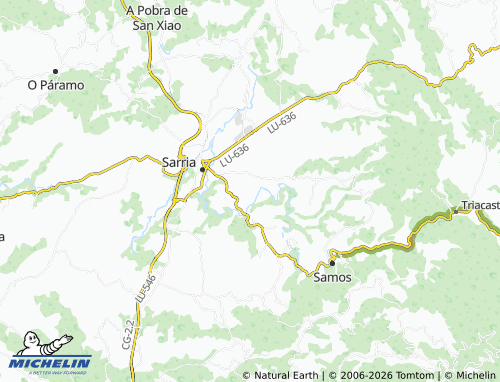 MICHELIN-Landkarte Castelo dos Infantes - ViaMichelin