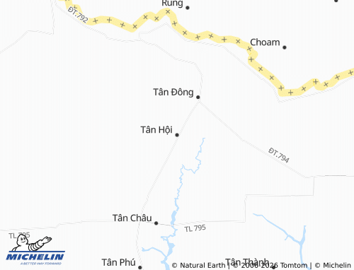 Mapa MICHELIN Tân Hội - ViaMichelin