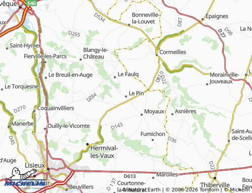 MICHELIN Le Pin map - ViaMichelin