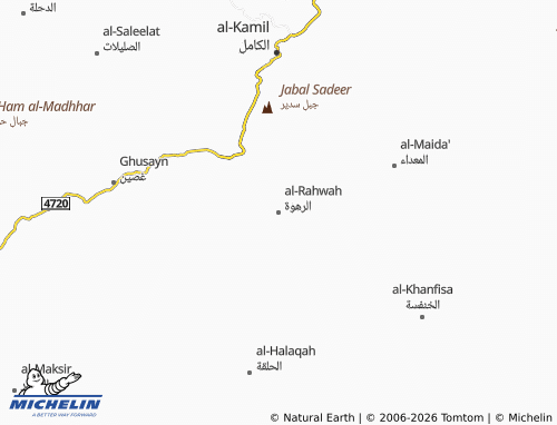Carte MICHELIN al-Rahwah - ViaMichelin