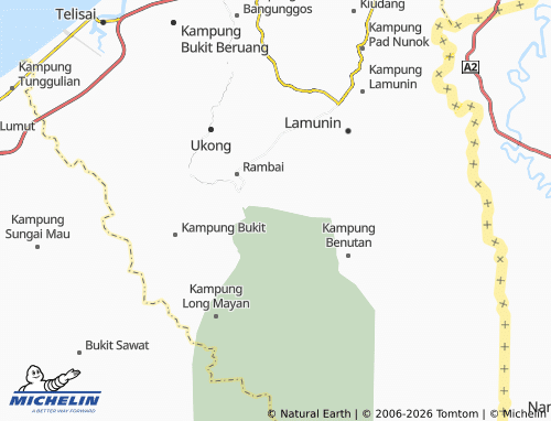 Mappa MICHELIN Kampung Kuala Ungar - ViaMichelin