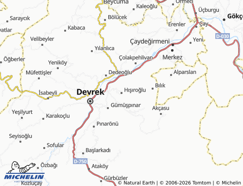 Mappa MICHELIN Hışıroğlu - ViaMichelin
