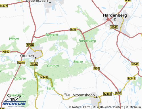 Carte MICHELIN Stegeren - ViaMichelin