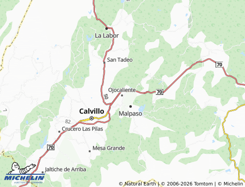 MICHELIN-Landkarte La Españita - ViaMichelin