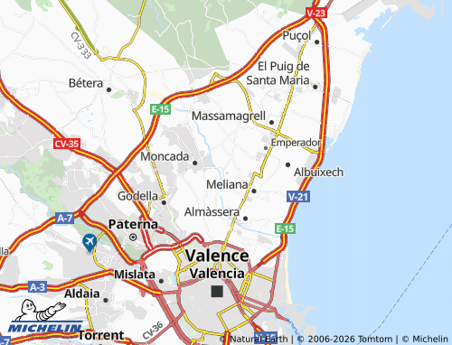 Mappa MICHELIN Vinalesa - ViaMichelin