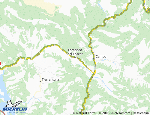 Mappa MICHELIN Foradada del Toscar - ViaMichelin