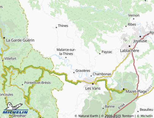 Mappa MICHELIN Seyras - ViaMichelin