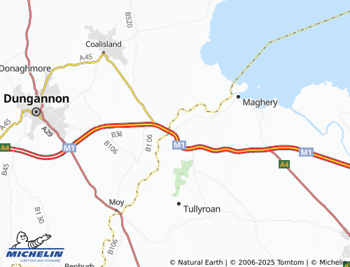 MICHELIN Mullenakill South map - ViaMichelin