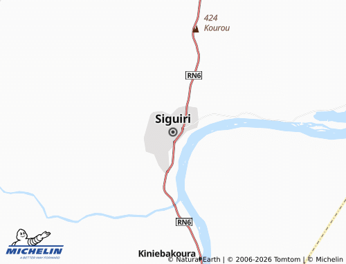Carte MICHELIN Siguiri - ViaMichelin