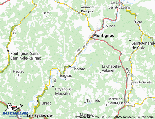MICHELIN Les Bories map - ViaMichelin