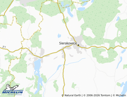 MICHELIN Puzdrowo map - ViaMichelin