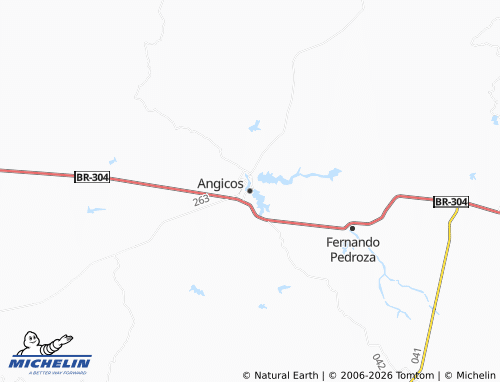Mappa MICHELIN Angicos - ViaMichelin