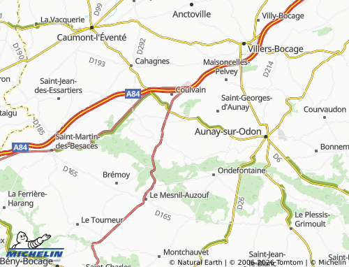 MICHELIN Monpied map - ViaMichelin