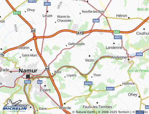 MICHELIN Wartet map - ViaMichelin
