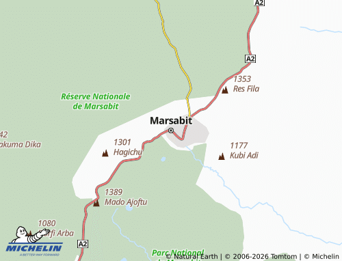 Mapa MICHELIN Marsabit - ViaMichelin