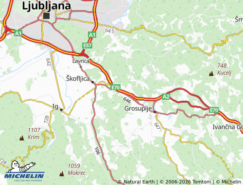 Mappa MICHELIN Šmarje-Sap - ViaMichelin