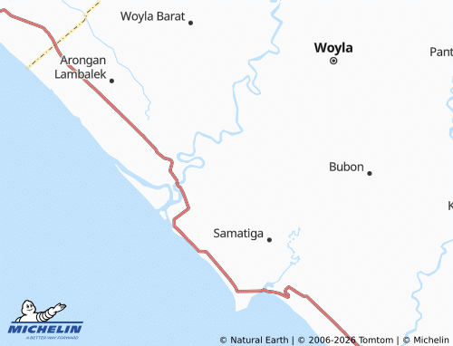 MICHELIN Alue Leuhob map - ViaMichelin