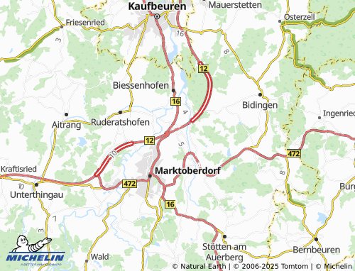 MICHELIN-Landkarte Kreen - ViaMichelin