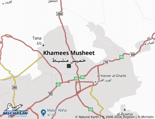 MICHELIN-Landkarte al-Wuroud - ViaMichelin