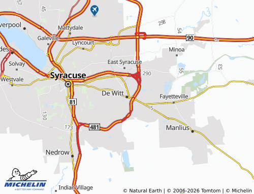 Mapa MICHELIN De Witt - ViaMichelin