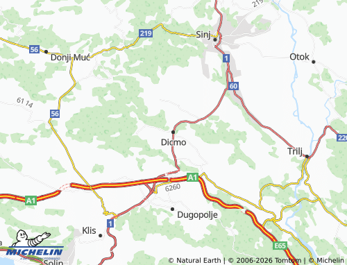 MICHELIN-Landkarte Dicmo - ViaMichelin