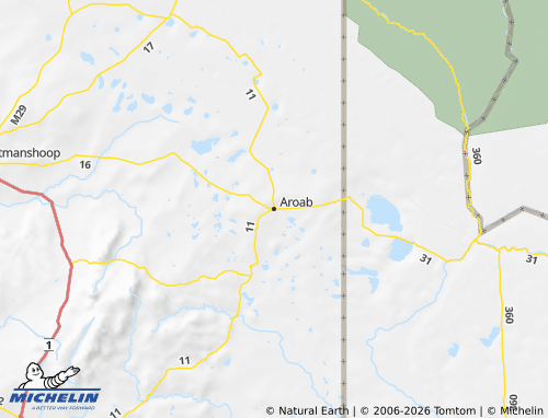 MICHELIN Keetmanshoop Rural map - ViaMichelin