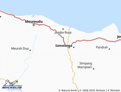 MICHELIN Jeulanga Mesjid map - ViaMichelin