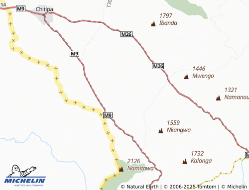 MICHELIN Samuel Nyani map - ViaMichelin