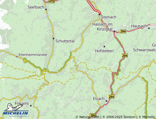 MICHELIN Harmersbach map - ViaMichelin