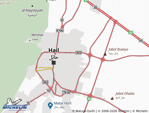 MICHELIN-Landkarte Hadri al-Bilad - ViaMichelin