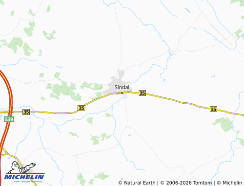 Mapa MICHELIN Sindal - ViaMichelin