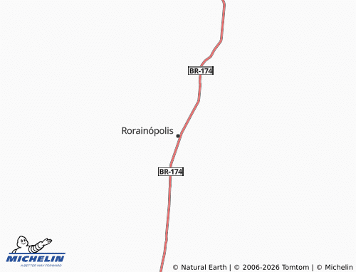 Carte MICHELIN Rorainópolis - ViaMichelin