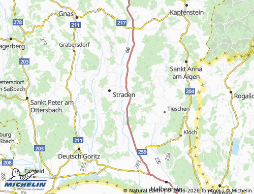 MICHELIN Hof bei Straden map - ViaMichelin