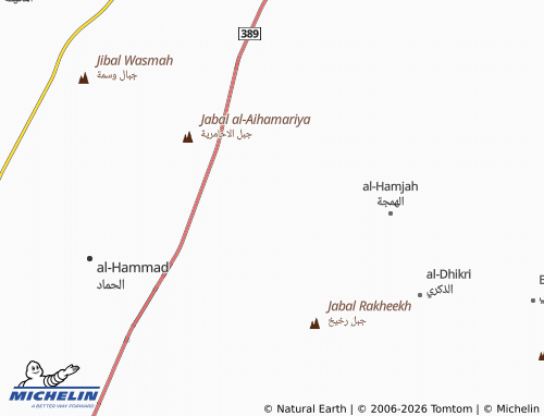 MICHELIN-Landkarte al-Hadiyyah - ViaMichelin