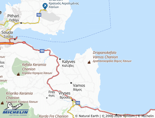 Carte MICHELIN Plaka - ViaMichelin