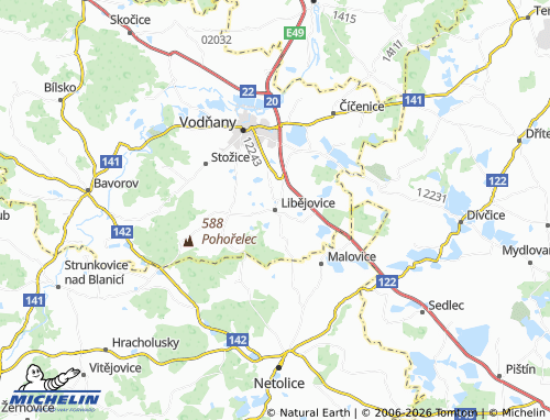 Mappa MICHELIN Libějovice - ViaMichelin