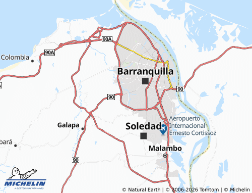 Carte MICHELIN San Luis - ViaMichelin
