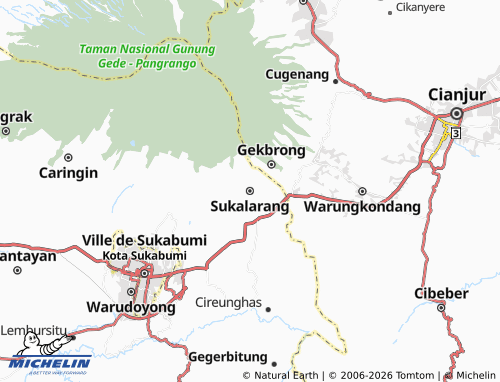 Carte MICHELIN Sukalarang - ViaMichelin