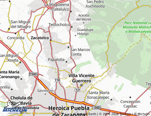 Mapa MICHELIN Mazatecochco - ViaMichelin