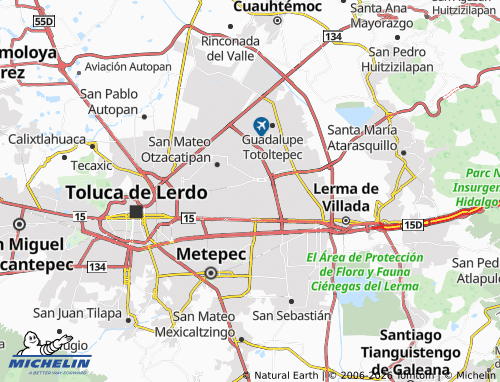 Mapa MICHELIN Santa María Totoltepec - ViaMichelin