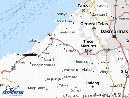 MICHELIN Halang map - ViaMichelin