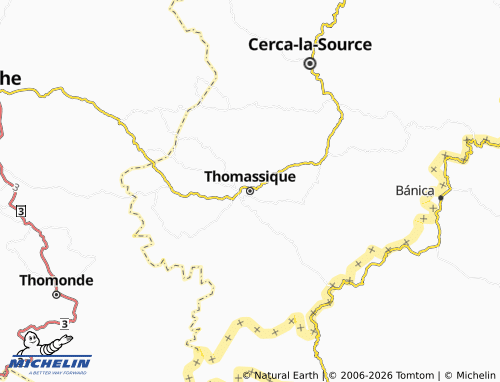 MICHELIN-Landkarte Thomassique - ViaMichelin