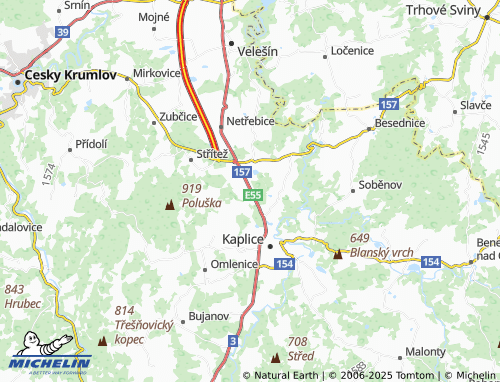 Carte MICHELIN Hubenov - ViaMichelin